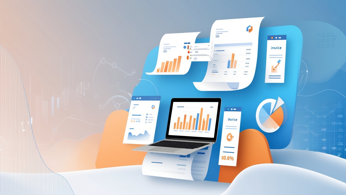 Tableau de bord avec indicateurs de ventes et chiffre d'affaires